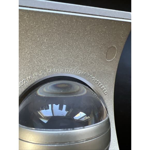 Vintage Howard Miller Small Orb Sphere Spinning Desk Clock With Heavy Metal Base - Picture 5 of 11